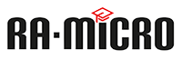 Das Logo von RA-MICRO auf transparentem Hintergrund